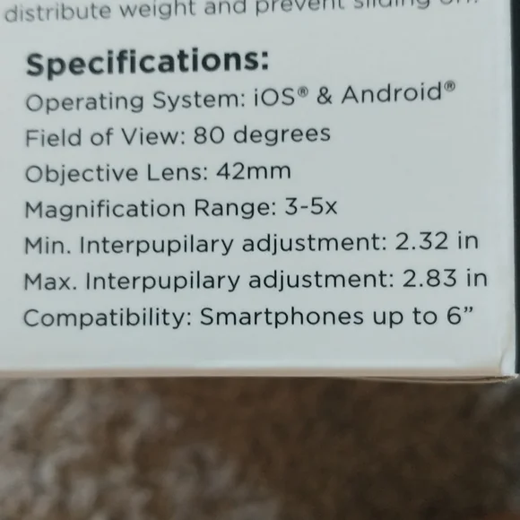 Virtual Reality Headset &Remote BRAND NEW - Picture 9 of 10